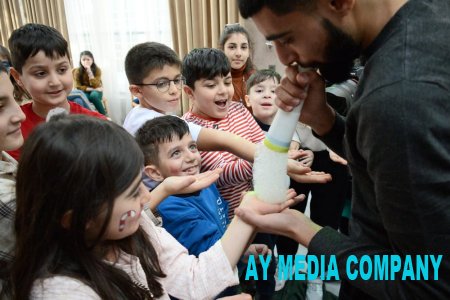 Rəqəmsal İnkişaf və Nəqliyyat Nazirliyi şəhid övladları üçün Yeni il şənliyi təşkil edib