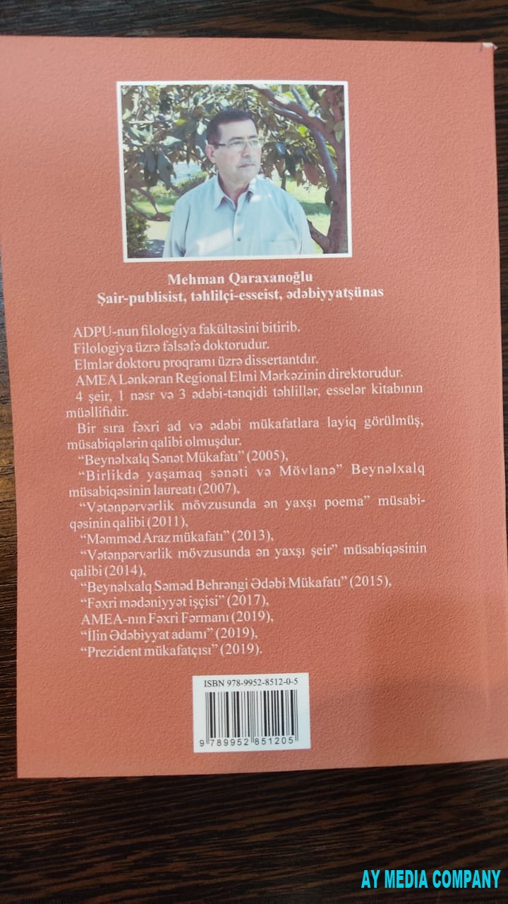 Filoloq alimin “Yatmış mələkləri oyatmayın” adlı kitabı nəşr olunub