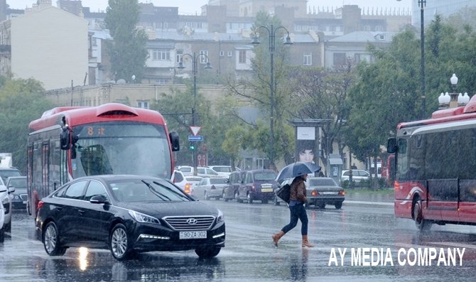 Bakıya leysan yağacaq - Xəbərdarlıq