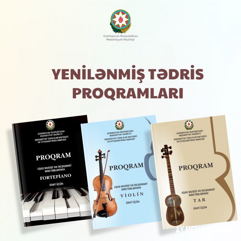 Musiqi və incəsənət məktəblərində tədris proqramları yenilənib