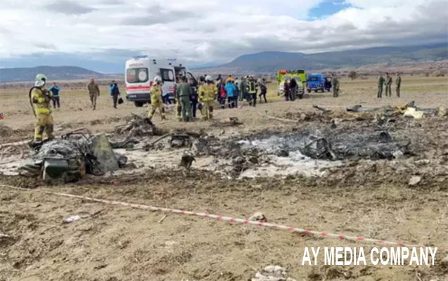 Türkiyədə hərbi helikopterlər toqquşdu, ölənlər var