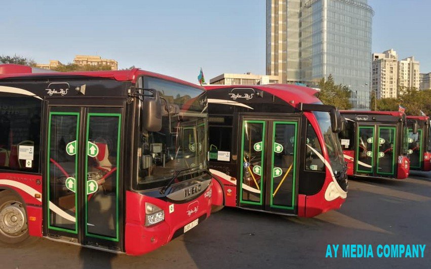 Bakıda 3 marşrut üzrə avtobusların hərəkət sxemi müvəqqəti dəyişdirilir