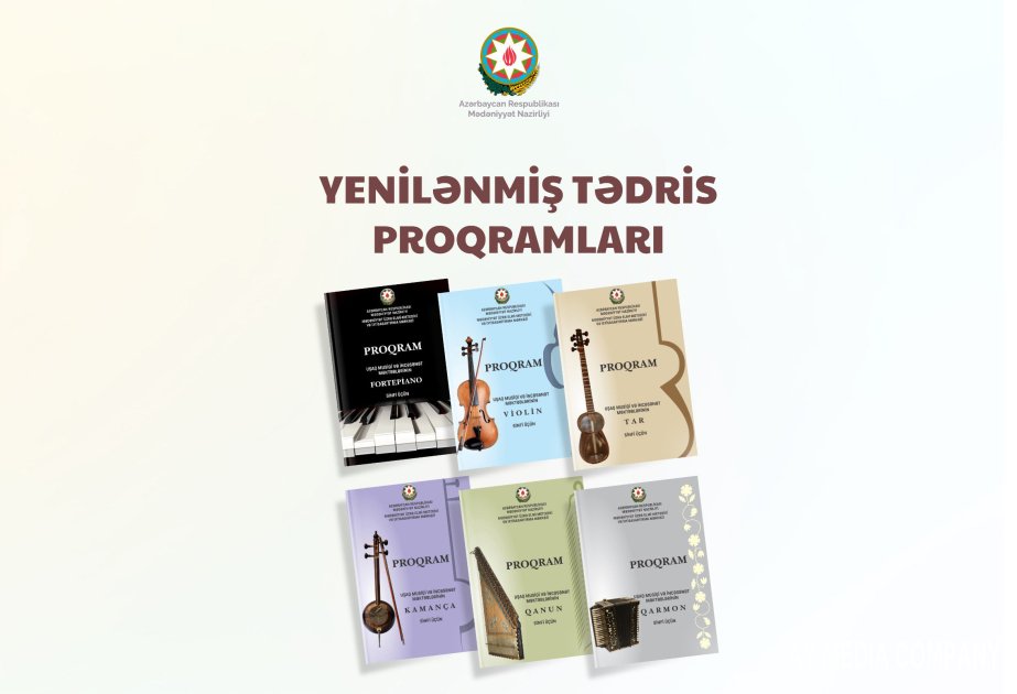 Mədəniyyət Nazirliyi musiqi və incəsənət məktəblərində daha 3 ixtisas üzrə tədris proqramlarını yeniləyib