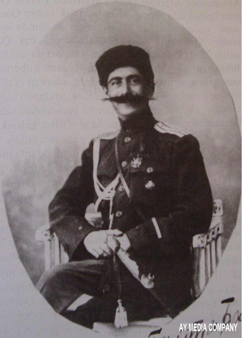 Güllələnmiş gənc general Əbdülhəmid bəy Qaytabaşı