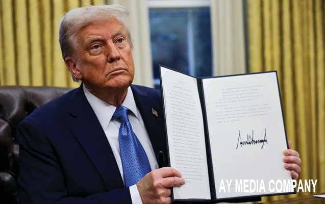 Tramp ingilis dili ilə bağlı fərmanı imzaladı