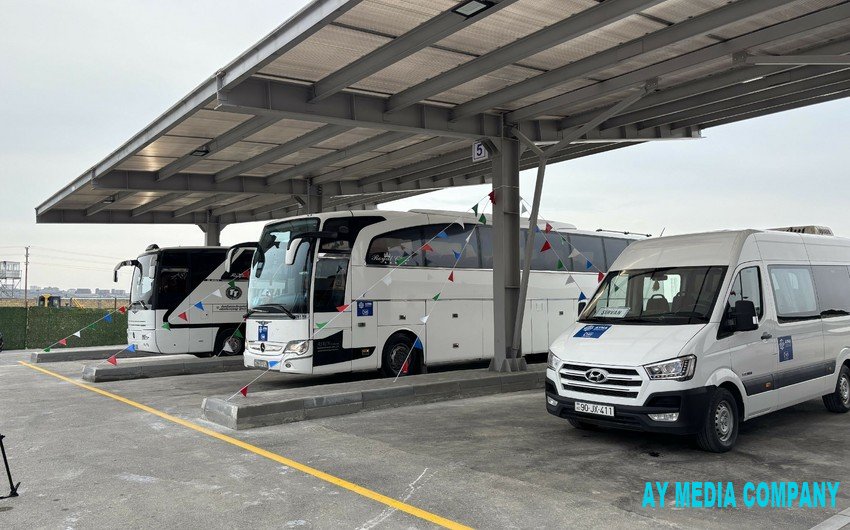 “Azerbaijan Ground Service” MMC “Abşeron” Ticarət Mərkəzinin ərazisində avtovağzal xidməti təşkil edir