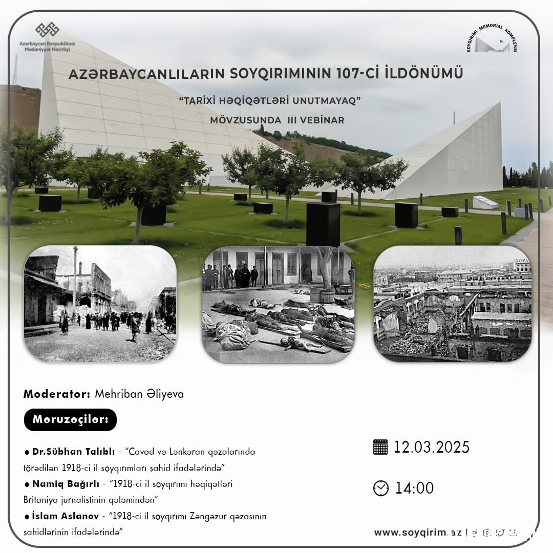 Tarixi həqiqətləri unutmayaq!