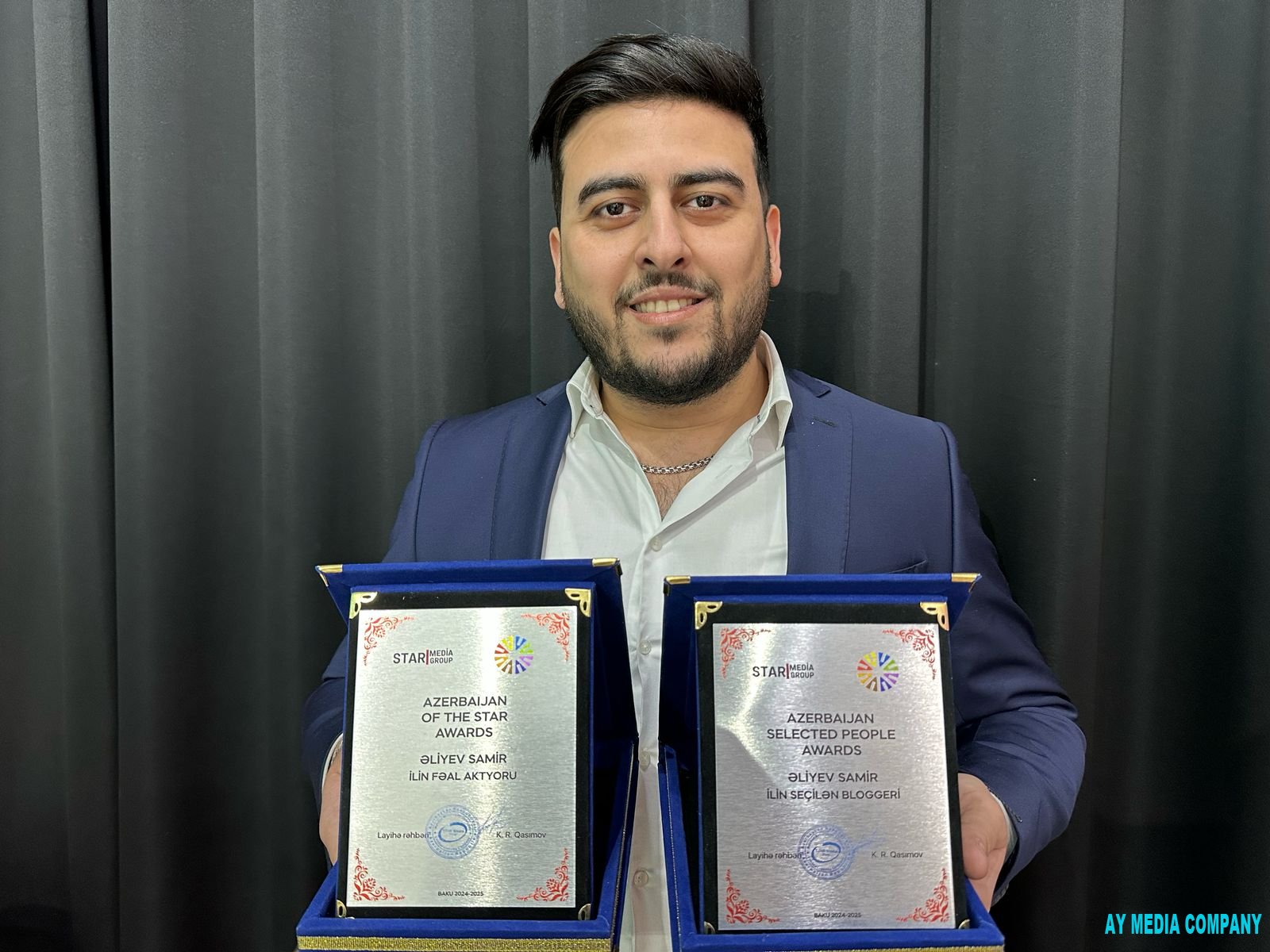 Blogger Samir Əliyev üç mötəbər mükafata layiq görüldü