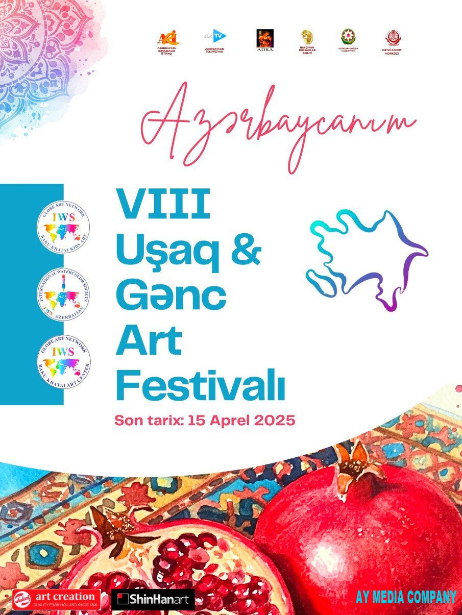 “Azərbaycanım” Beynəlxalq VIII Uşaq və Gənc Rəsm Festivalı keçiriləcək