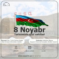 9 Noyabr - Dövlət Bayrağı Gününə həsr edilmiş vebinar keçirilib.