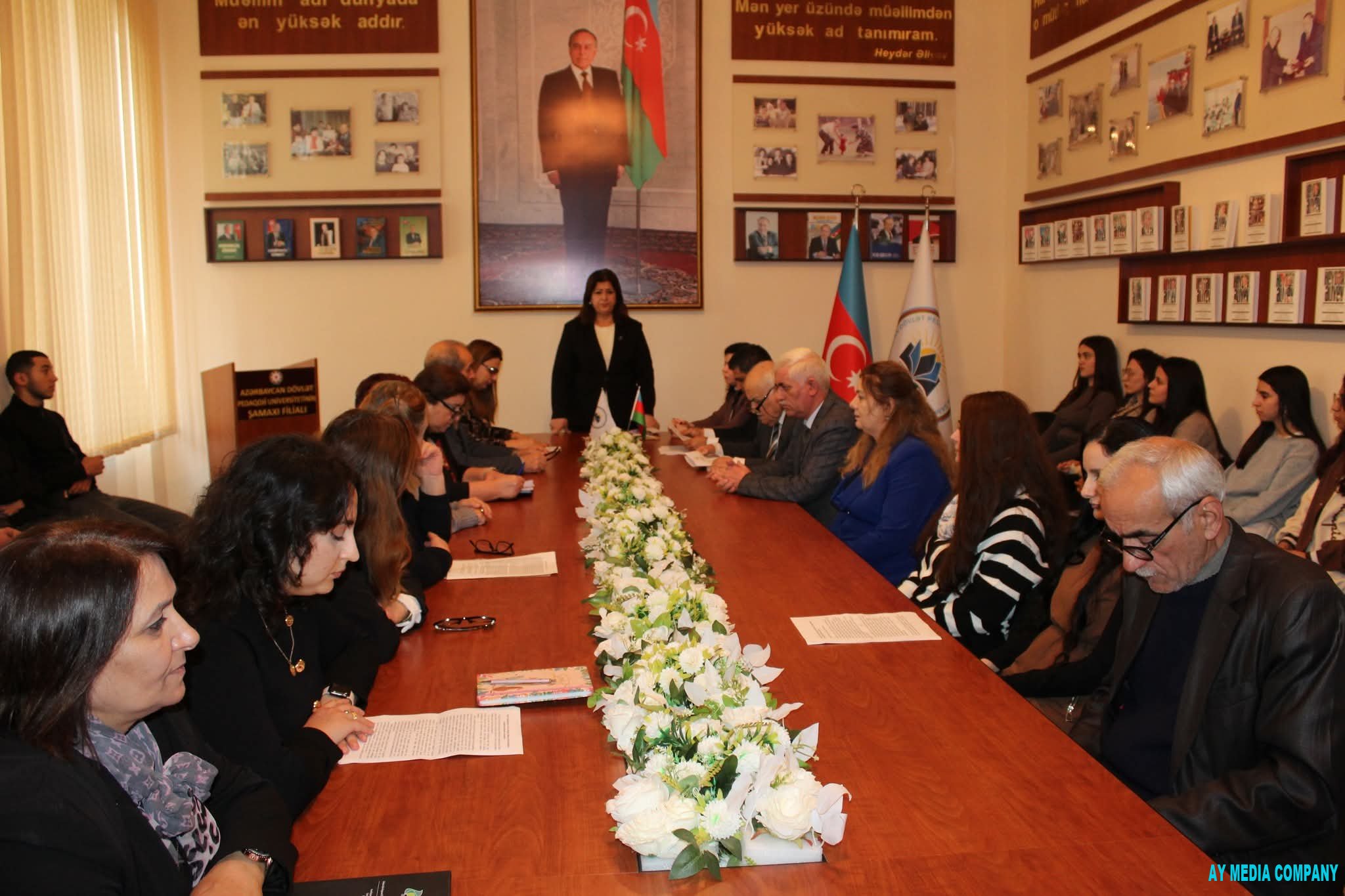 ADPU Şamaxıda AMEA-nın 80 illik yubiley tədbirində Prezident cənab İlham Əliyevin çıxışına həsr olunmuş konfrans keçirildi