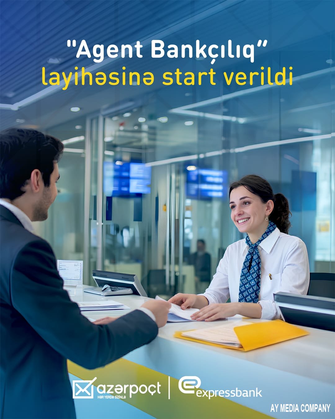 “Azərpoçt” və “Ekspressbank” Agent Bankçılıq layihəsinə start verib.