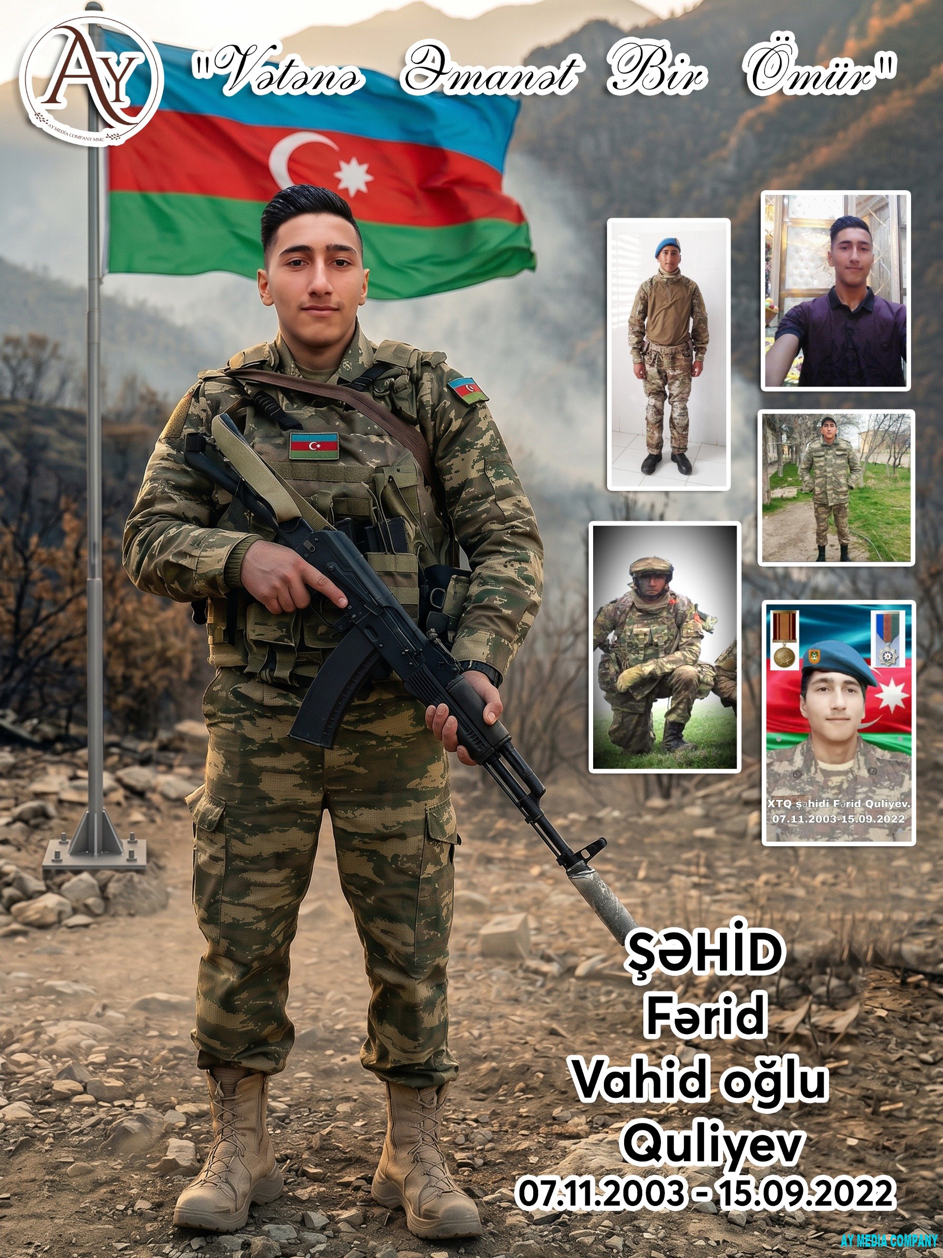 Şəhid Fərid Quliyevin ata ocağı ziyarət olundu